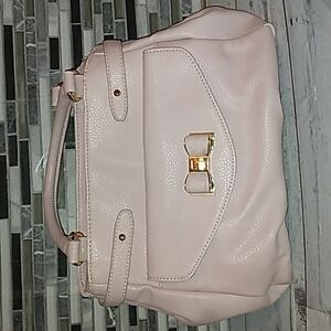 Lulu pink satchel bag